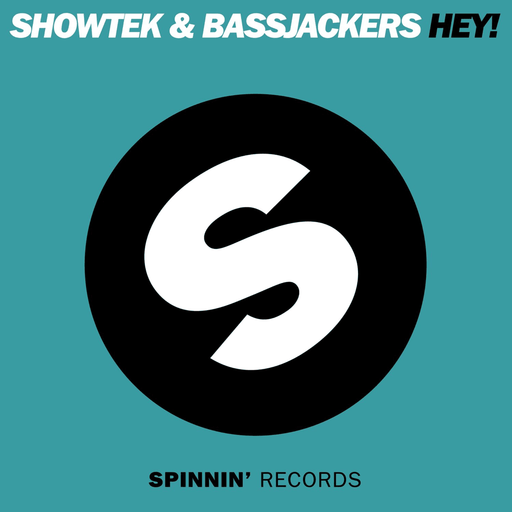 Album cover art for "Hey!" by Showtek