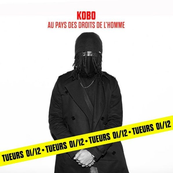 Album cover art for "Au pays des droits de l’Homme" by Kobo