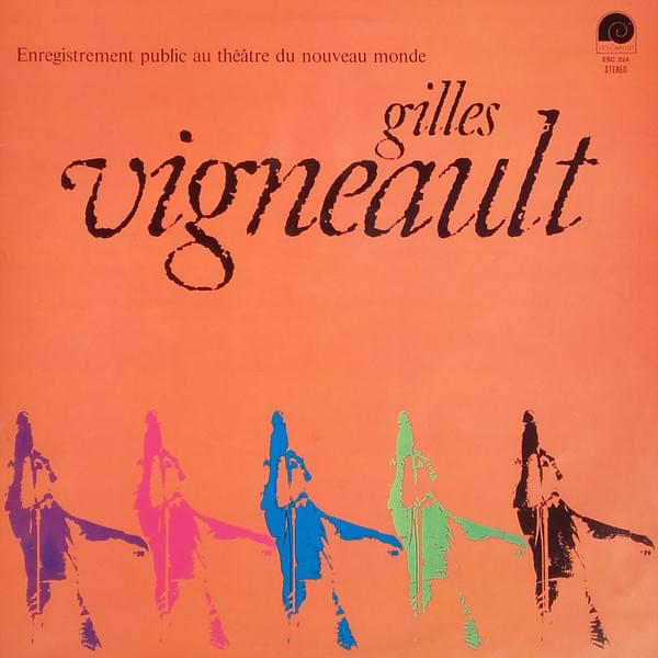 Album cover art for "Quand nous partirons pour la Louisiane" by Gilles Vigneault