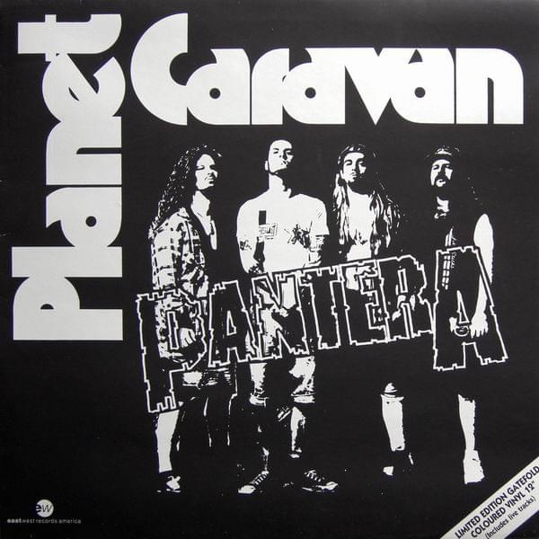 Album cover art for "Planet Caravan" by Pantera
