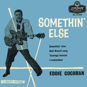 Album cover art for "I Remember" by Eddie Cochran