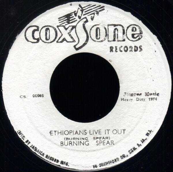 Album cover art for "Ethiopians Live It Out" by Burning Spear