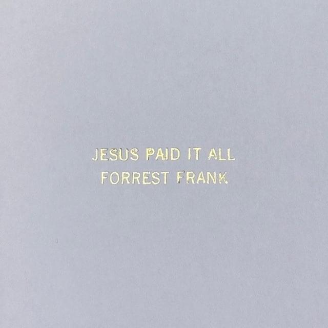 Cover image for Jesus Paid It All