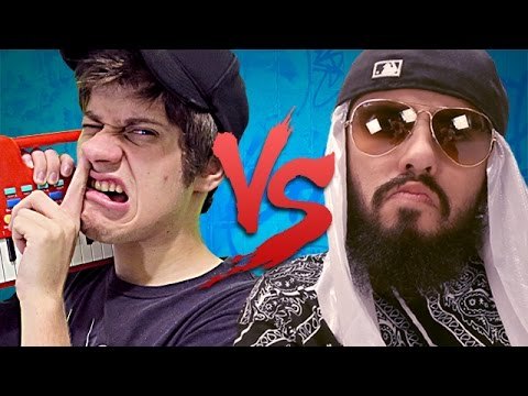 Album cover art for "Batalha de Youtubers: Matheus Canella vs Mussoumano" by MUSSA & Matheus Canella