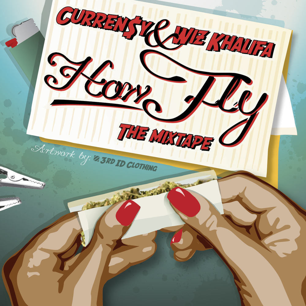 Album cover art for "How Fly" by Wiz Khalifa