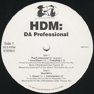 Cover image for Da Professional / Real MC’s
