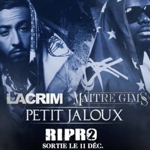 Album cover art for "Petit jaloux" by Lacrim & GIMS