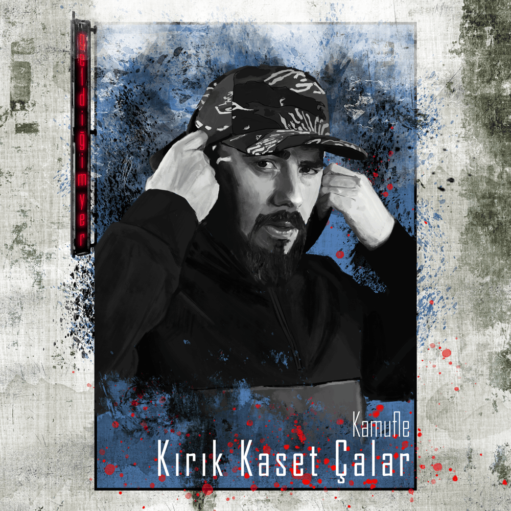 Album cover art for "Kırık Kaset Çalar" by Kamufle