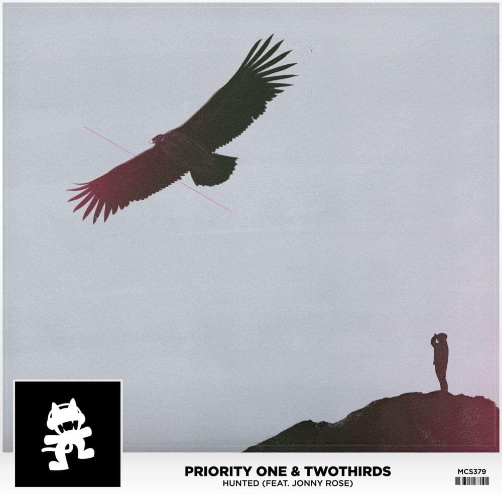 Album cover art for "Hunted" by Priority One & Jonny Rose