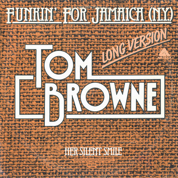 Album cover art for "Funkin’ for Jamaica (N.Y.)" by Tom Browne & Toni Smith