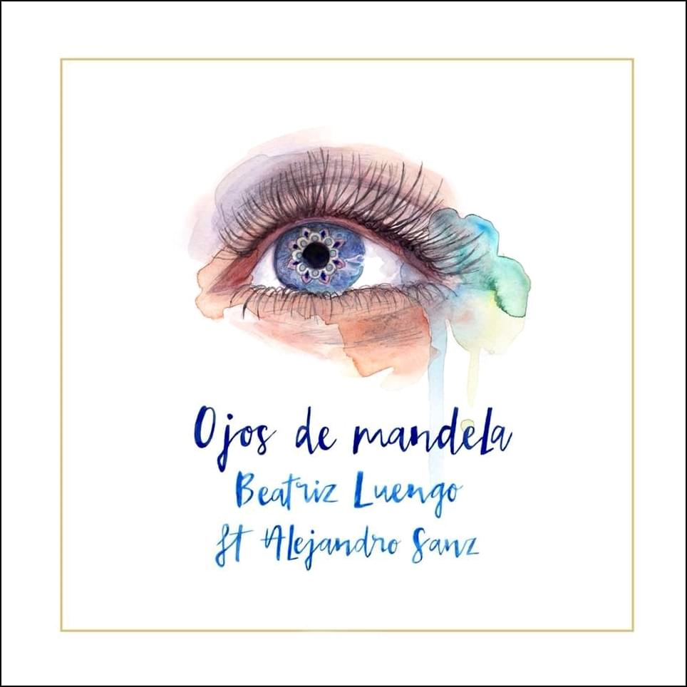 Album cover art for "Ojos de Mandela" by Beatriz Luengo & Alejandro Sanz