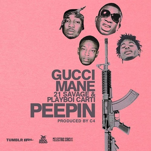 Album cover art for "Peepin" by Muzik Fene