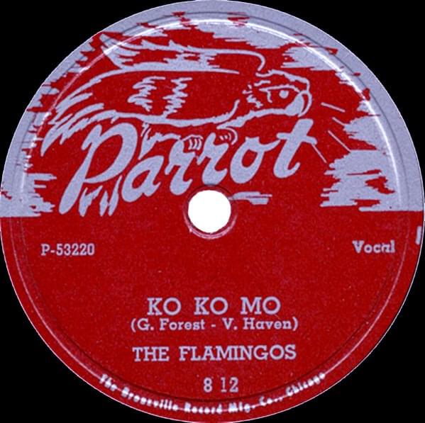 Album cover art for "Ko Ko Mo" by The Flamingos