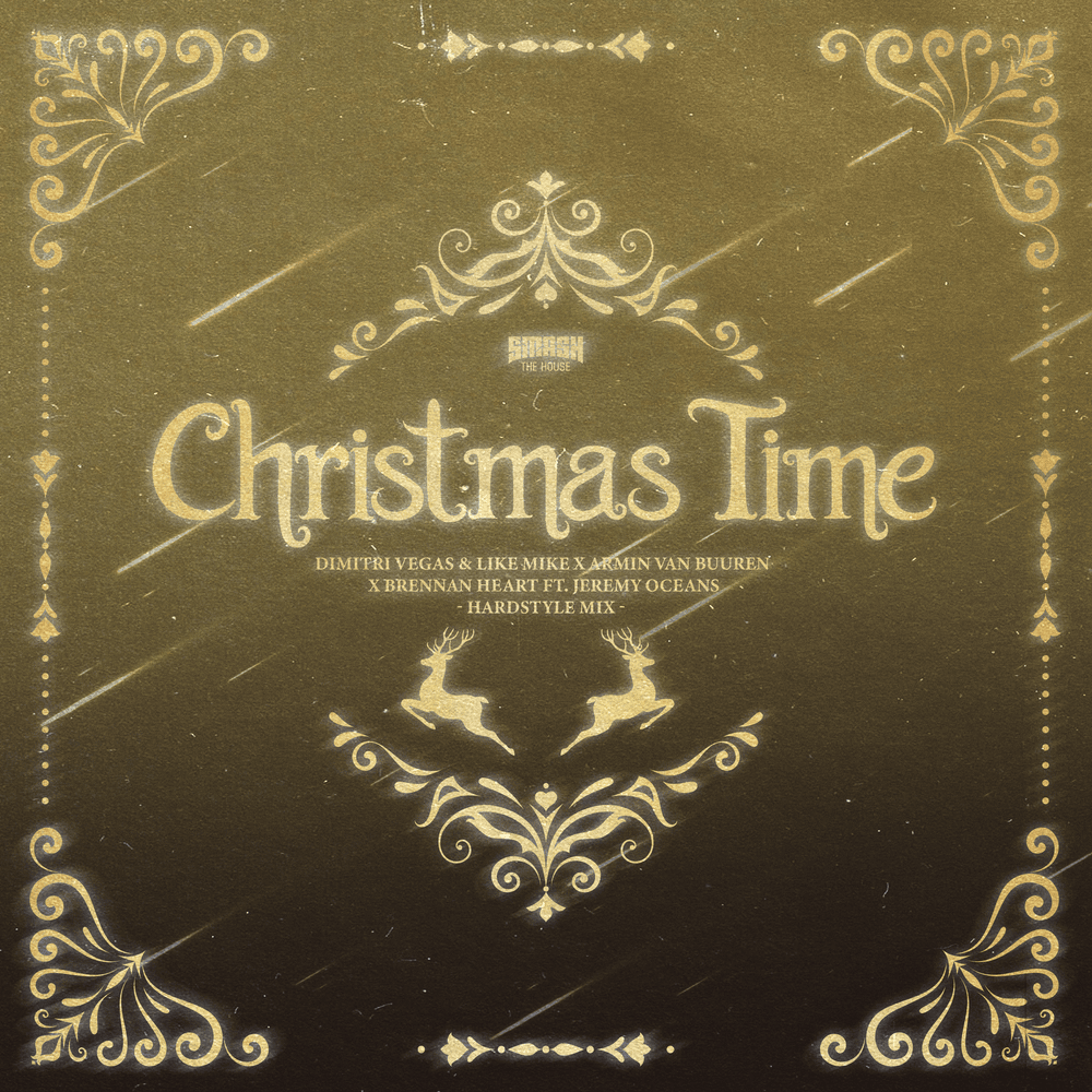 Album cover art for "Christmas Time [Hardstyle Mix]" by Harris & Ford