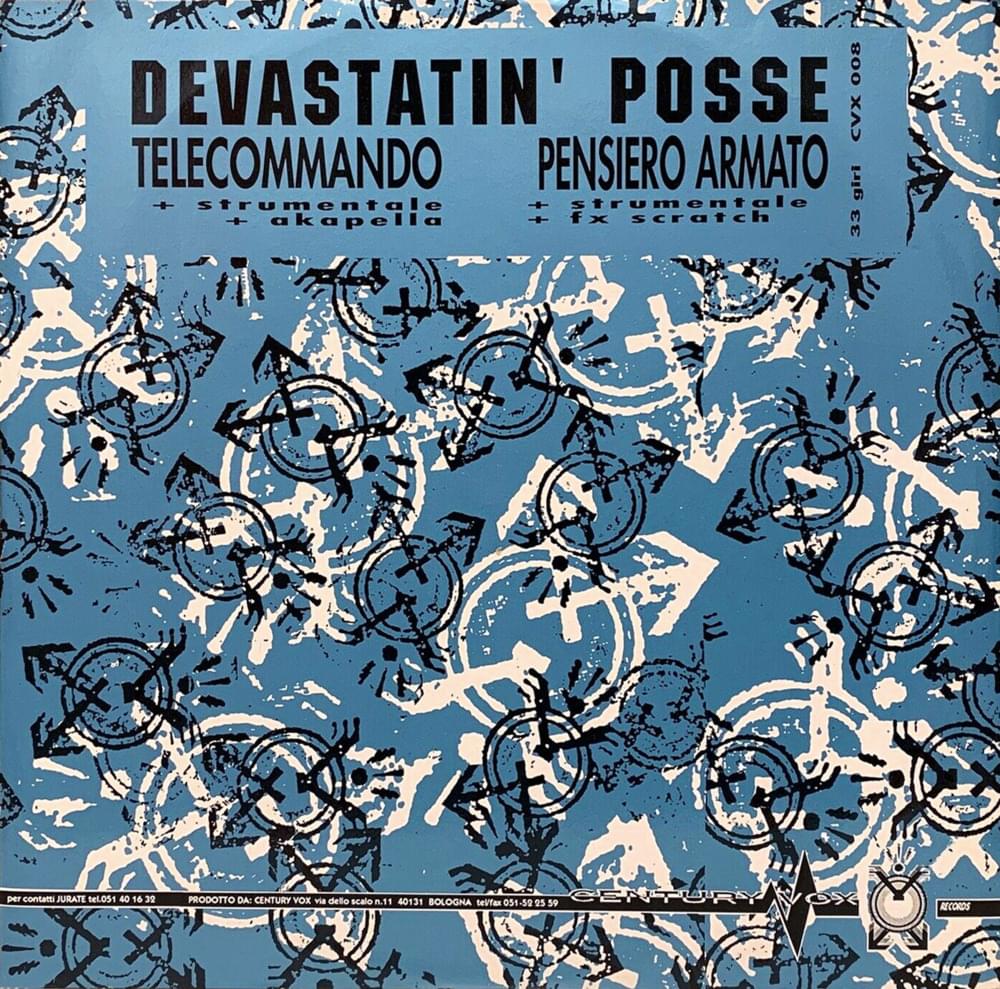 Album cover art for "Telecommando" by Devastatin’ Posse & Carri D
