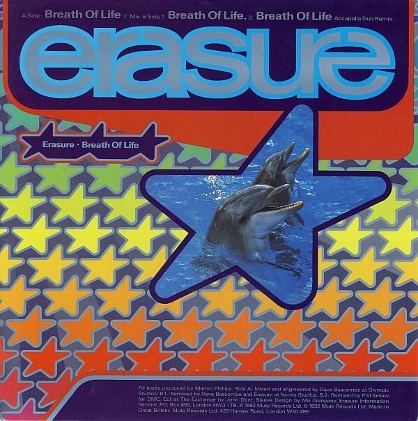 Album cover art for "Breath of Life [Single Mix]" by Erasure