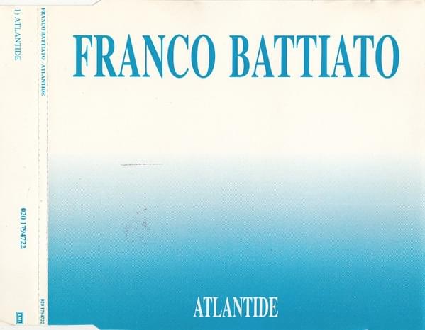 Album cover art for "Atlantide" by Franco Battiato