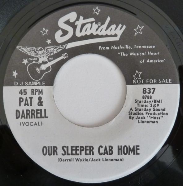 Album cover art for "Our Sleeper Cab Home" by Pat & Darrell