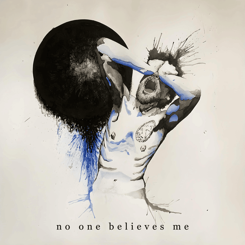 Album cover art for "No One Believes Me" by Slug † Christ