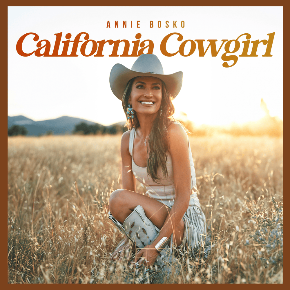 Album cover art for "California Cowgirl" by Annie Bosko