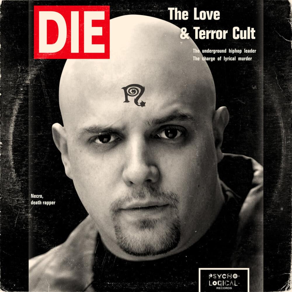 Album cover art for "The Love & Terror Cult" by Necro
