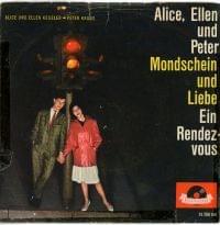 Album cover art for "Mondschein und Liebe" by Peter Kraus & Kessler Sisters