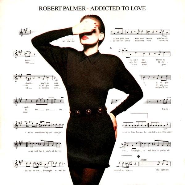 Album cover art for "Addicted to Love" by Rod Stewart