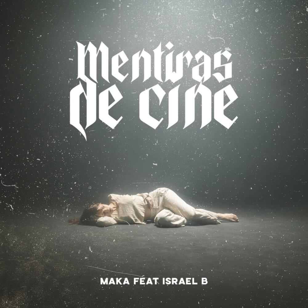 Album cover art for "Mentiras de Cine" by Maka