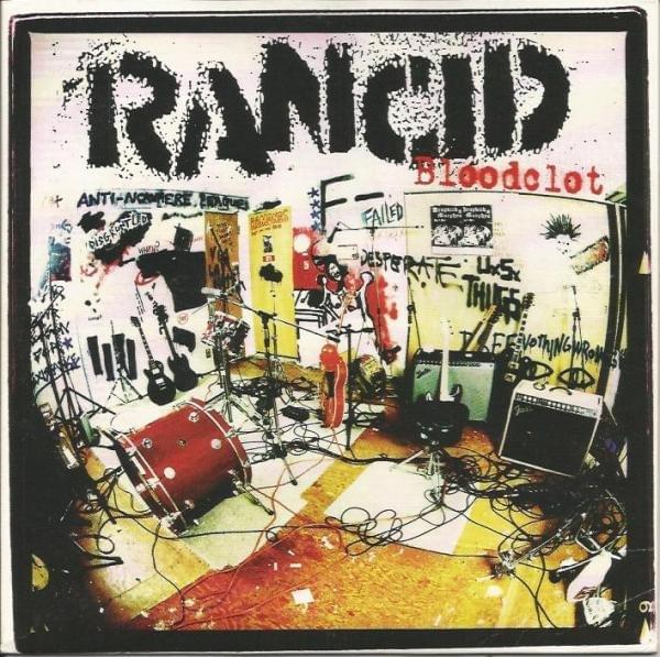 Album cover art for "Bloodclot" by Rancid