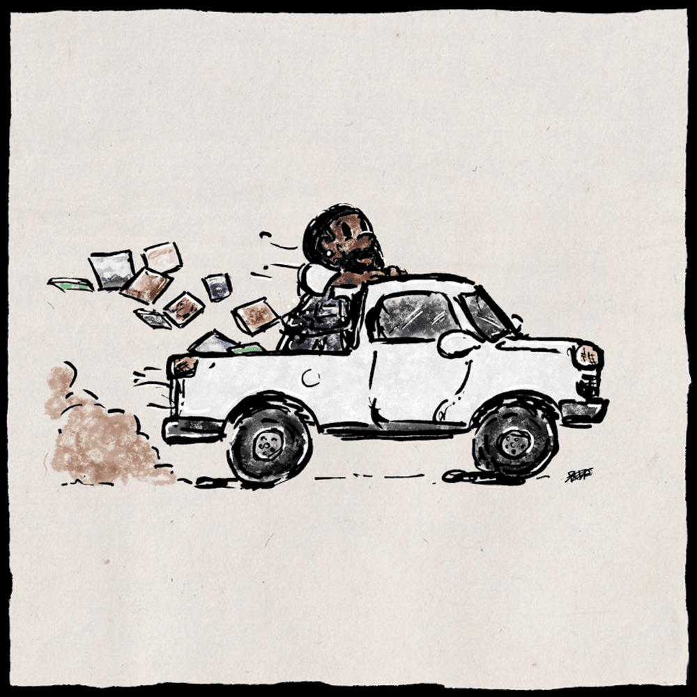Album cover art for "Tears Over Rose Petals" by REASON