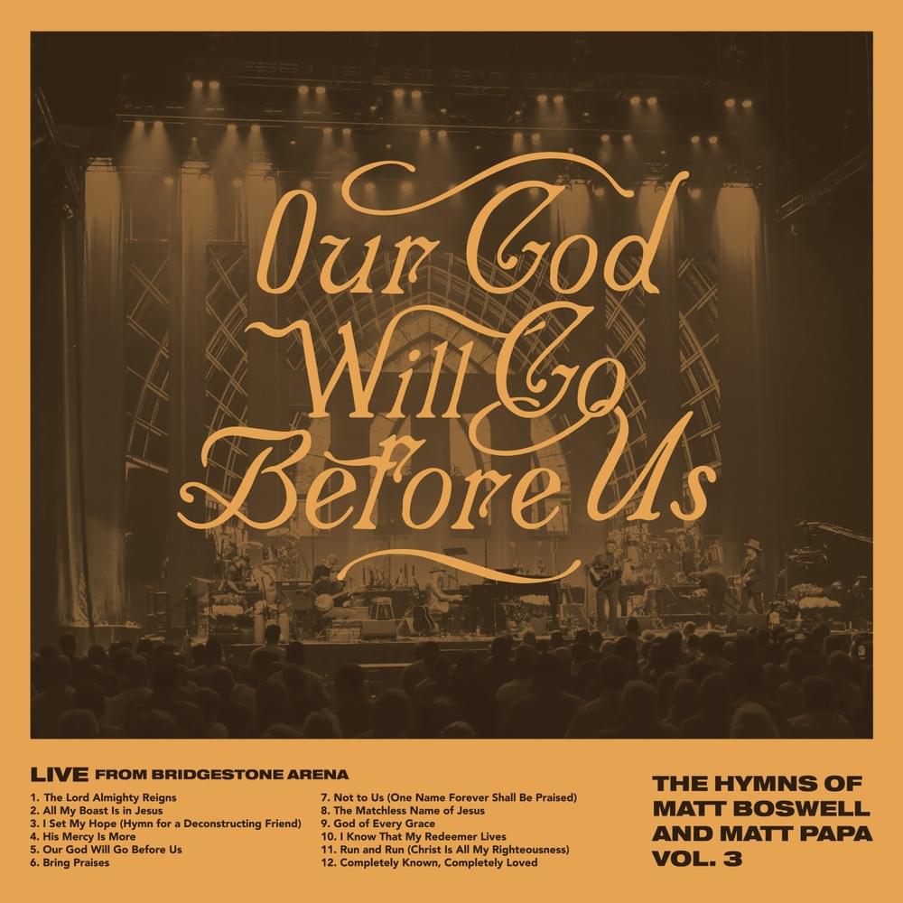 Album cover art for "The Matchless Name of Jesus (Live)" by Matt Boswell