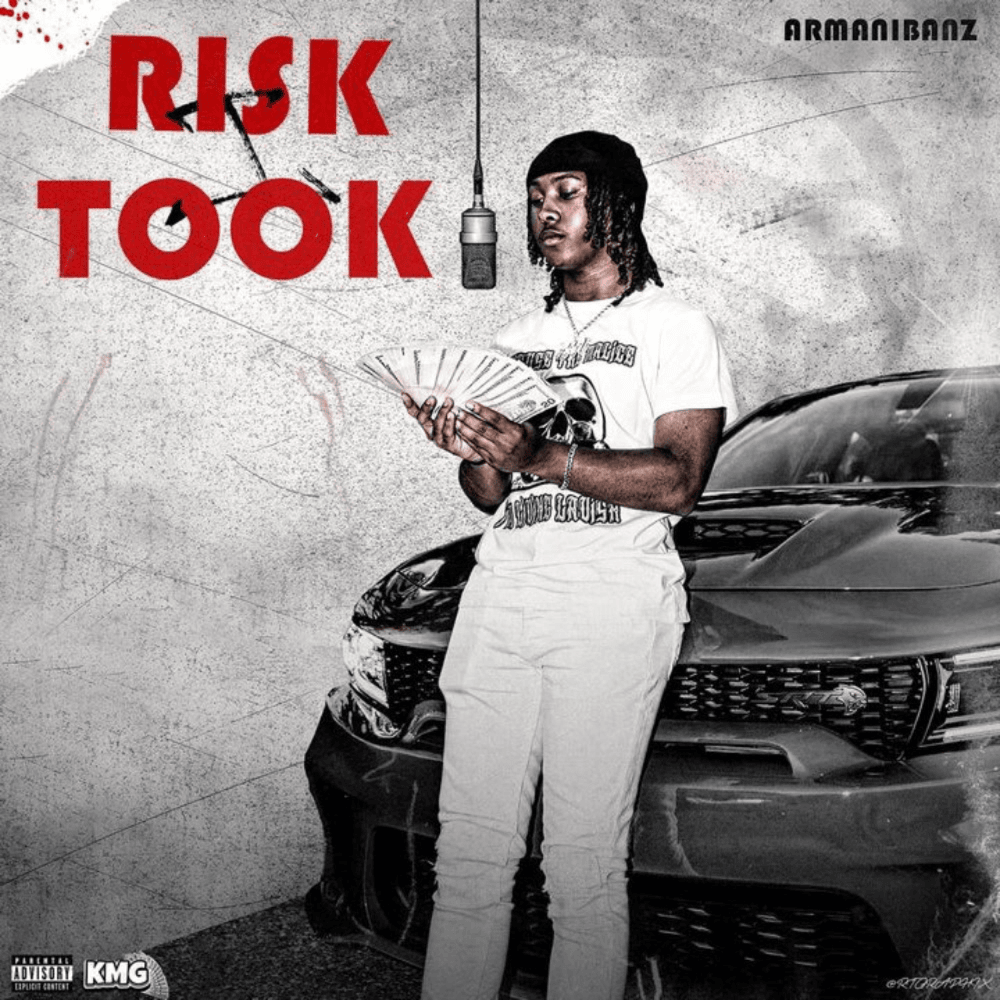 Album cover art for "Risk I Took" by Armanibanz!