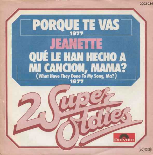 Album cover art for "¿Qué Le Han Hecho a Mi Canción, Mamá?" by Jeanette