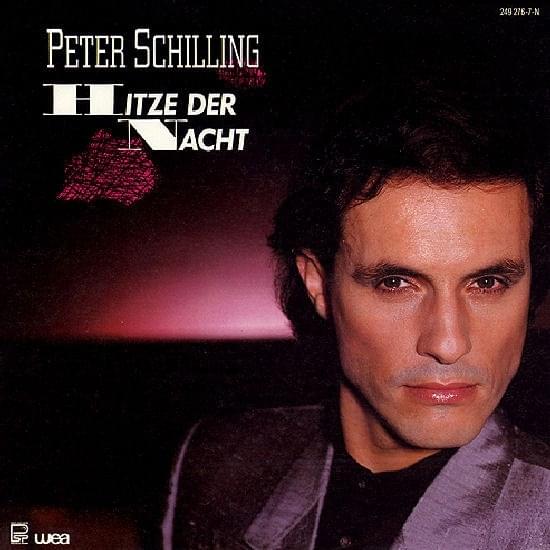 Album cover art for "Hitze der Nacht" by Peter Schilling