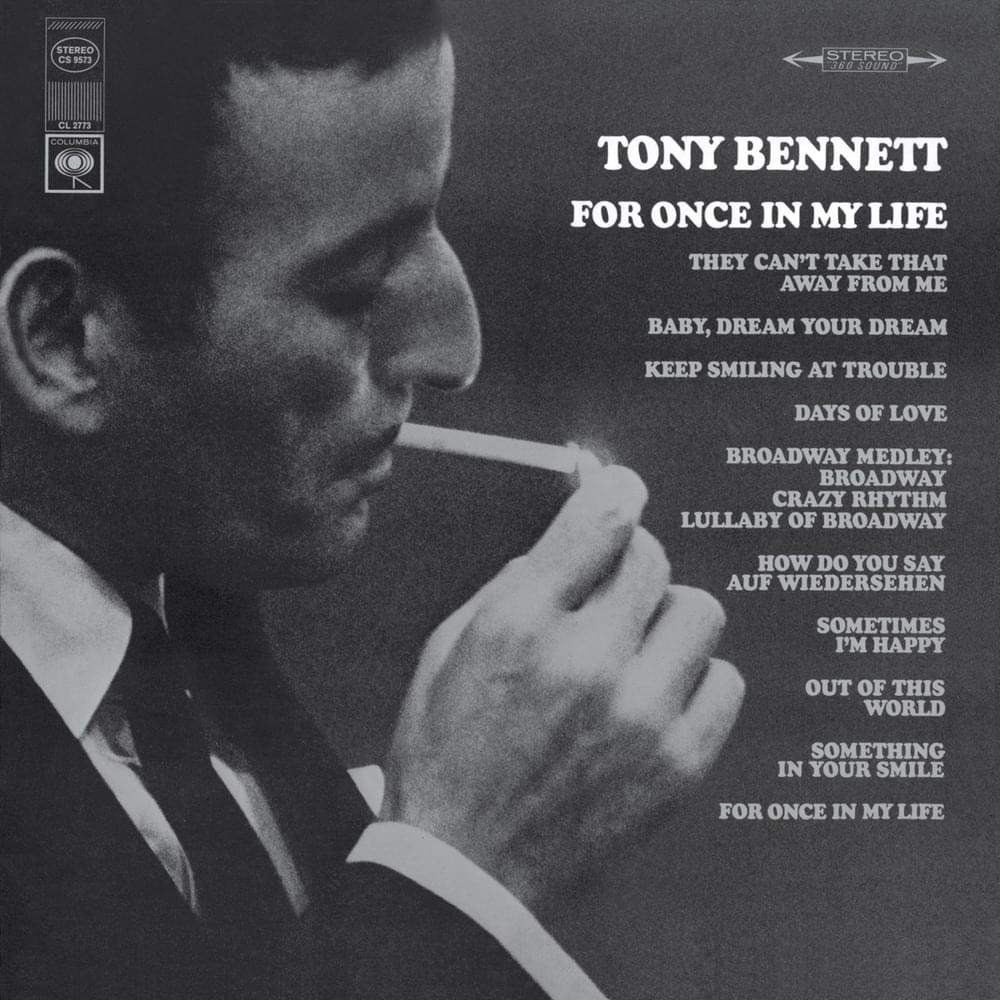 Album cover art for "They Can’t Take That Away from Me" by Tony Bennett