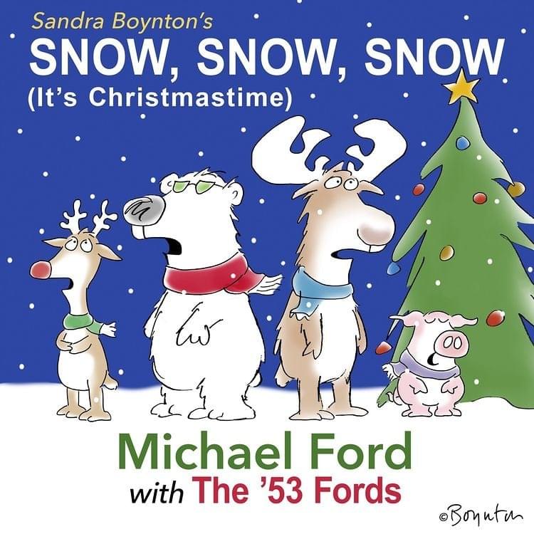 Album cover art for "Snow, Snow, Snow!" by Sandra Boynton