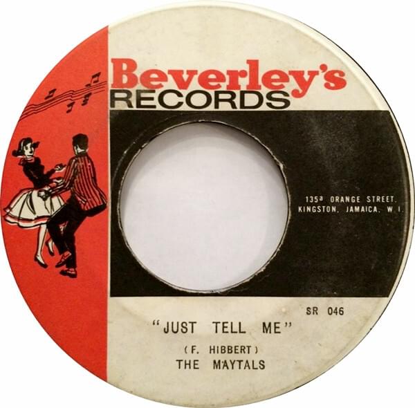 Album cover art for "Just Tell Me" by The Maytals