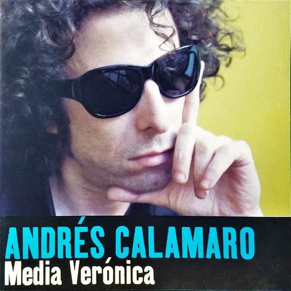 Album cover art for "Media Verónica" by Andrés Calamaro