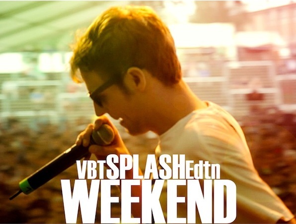 Album cover art for "Das Splash" by Weekend & Battleboi Basti