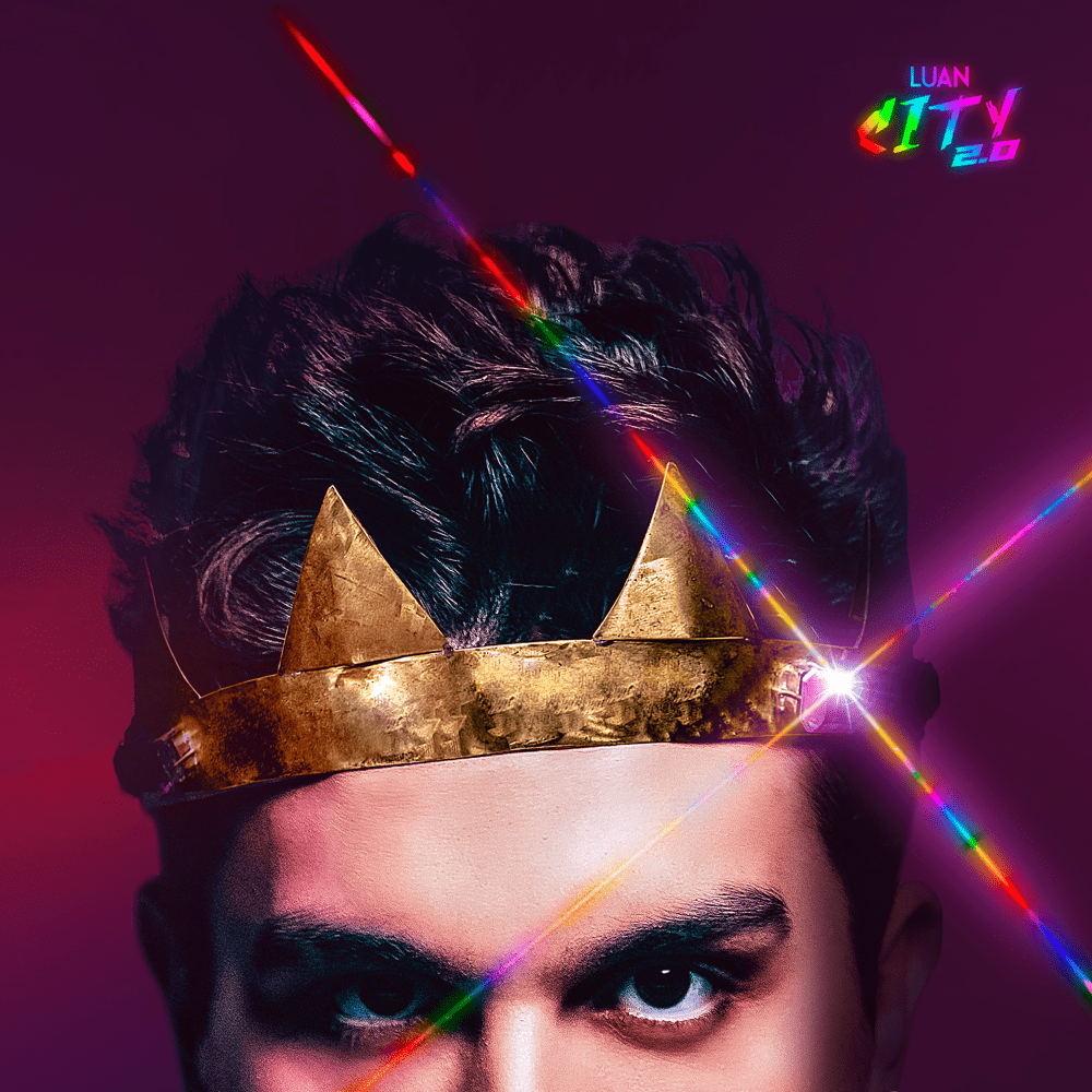 Album cover art for "DEUS É MUITO BOM (Ao Vivo)" by Luan Santana