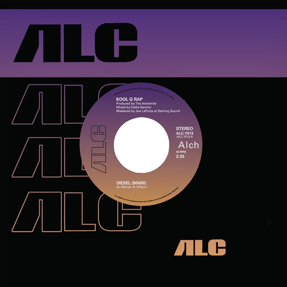 Album cover art for "Diesel" by The Alchemist & Kool G Rap