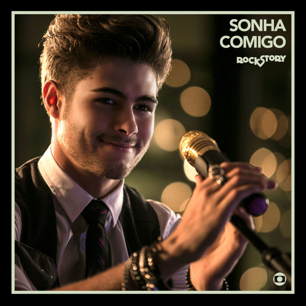 Album cover art for "Sonha Comigo" by Léo Régis