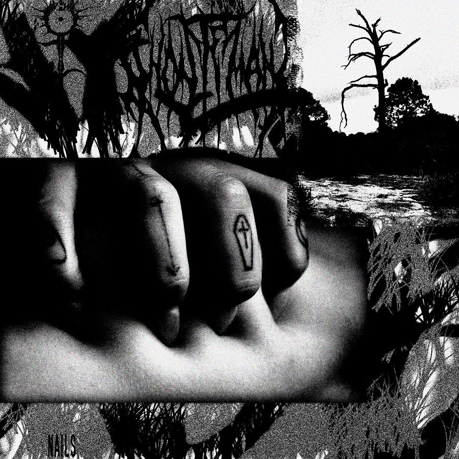 Album cover art for "NAILS" by Ghostemane