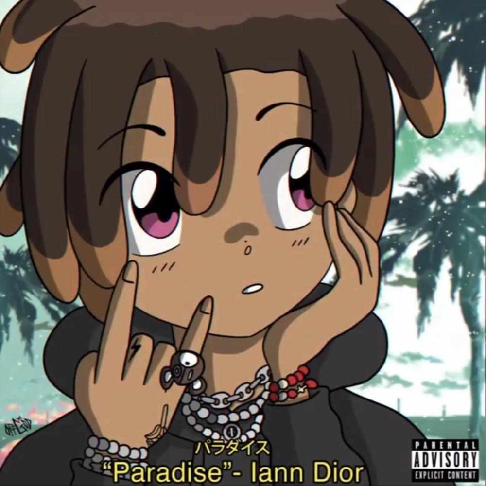 Album cover art for "Paradise" by iann dior