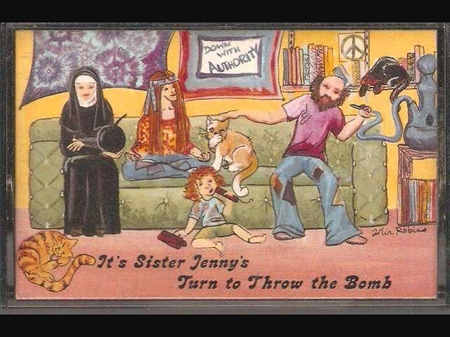 Album cover art for "Freedom Road" by Leslie Fish & The Dehorn Crew