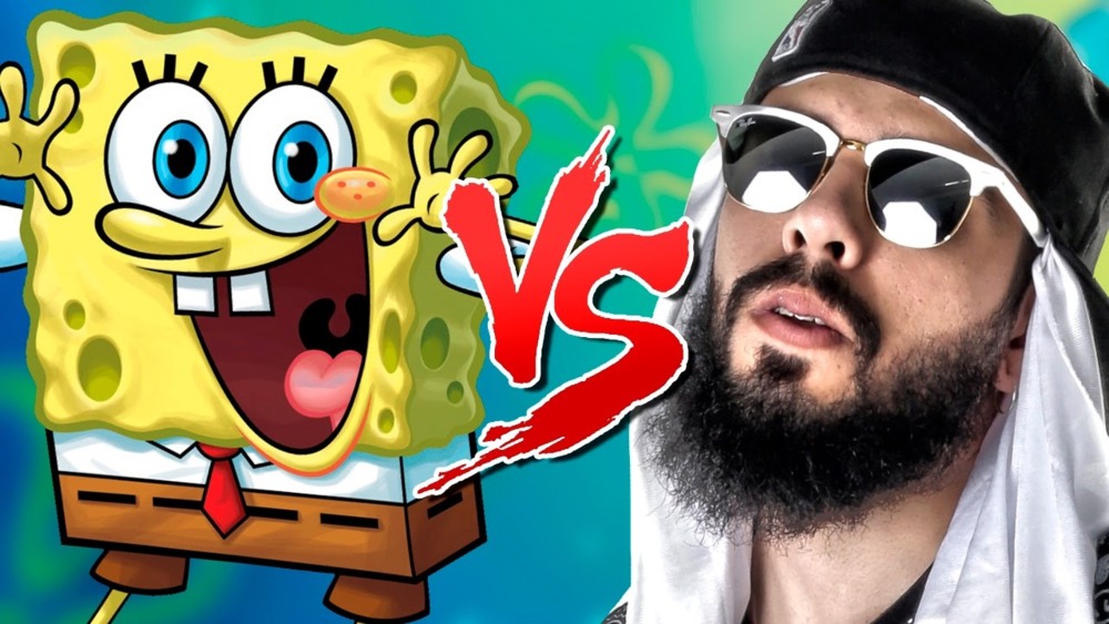 Album cover art for "Mussoumano Vs. Bob Esponja" by MUSSA & Wendel Bezerra