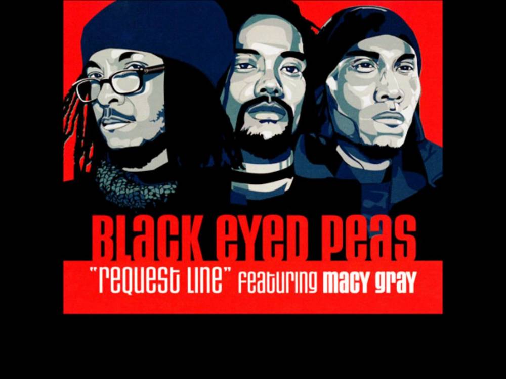 Album cover art for "Request + Line" by Black Eyed Peas & Macy Gray