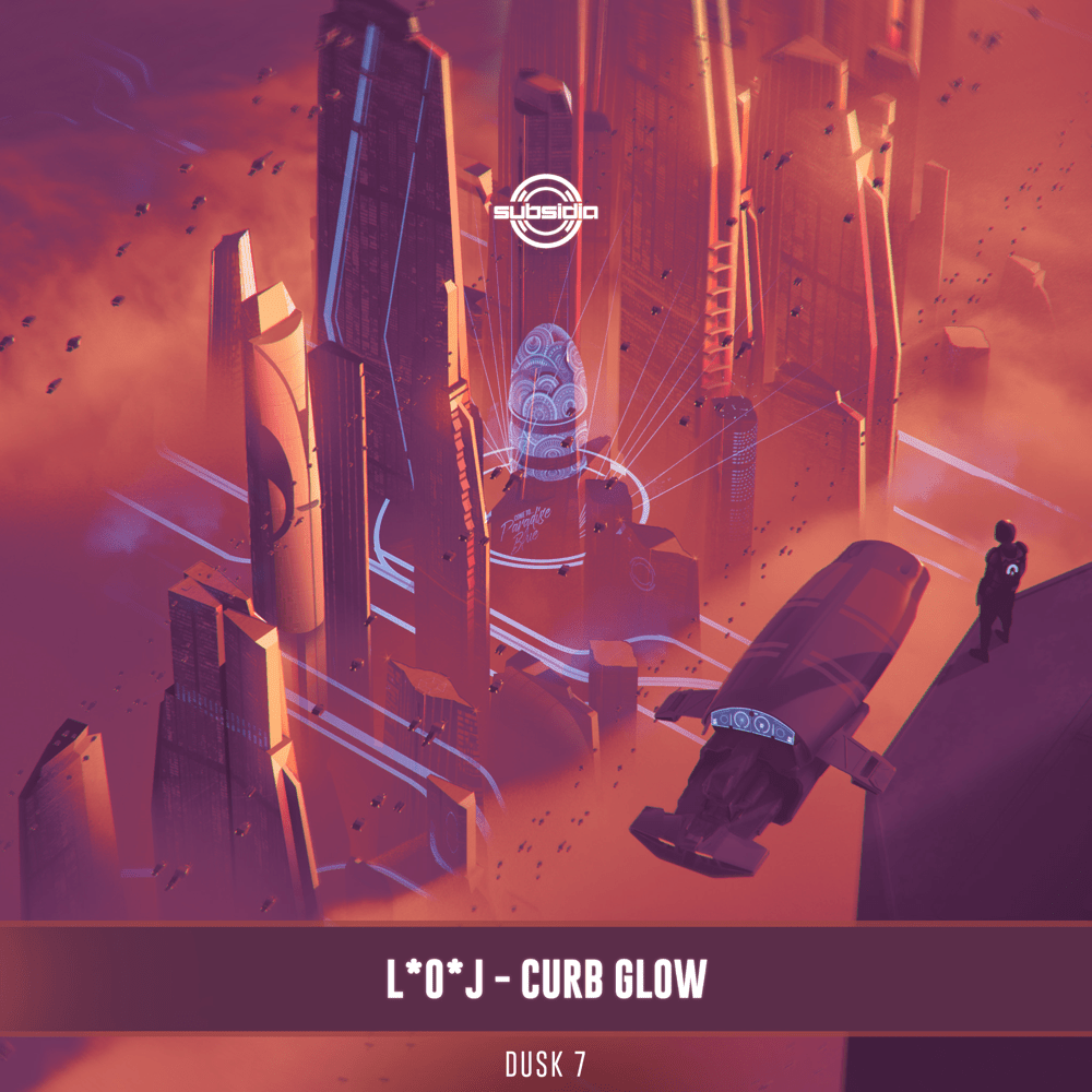 Album cover art for "Curb Glow" by L*o*J