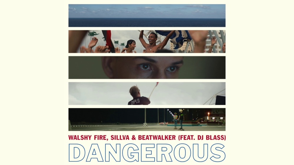 Album cover art for "Dangerous" by Walshy Fire & DJ Blass