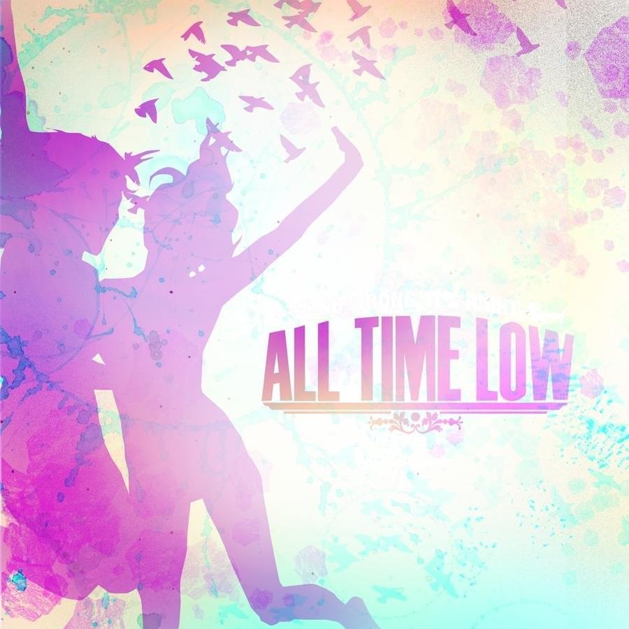 Album cover art for "Poppin’ Champagne (Video Mix)" by All Time Low